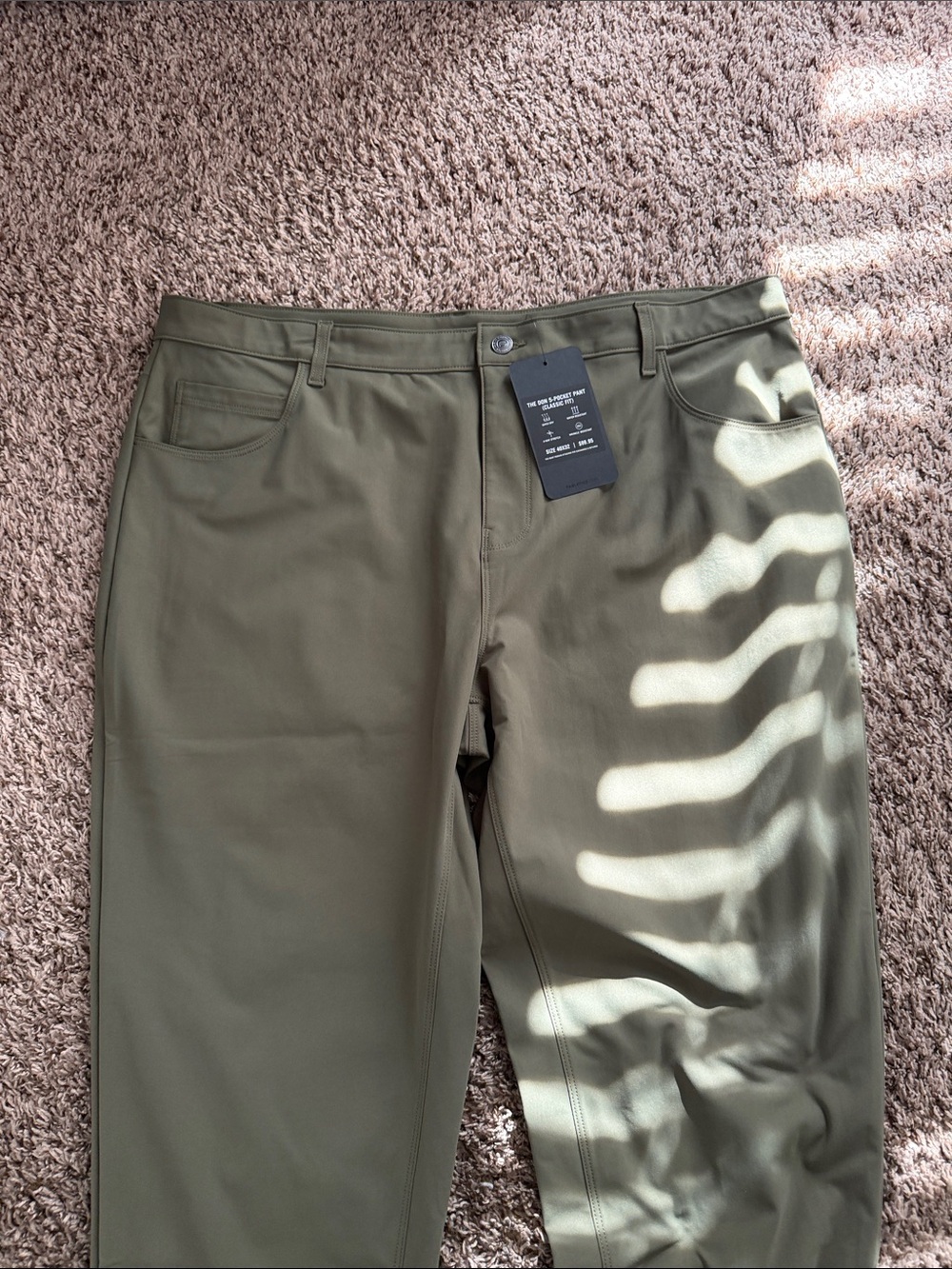 Fabletics Olive Green Chinos Brand New